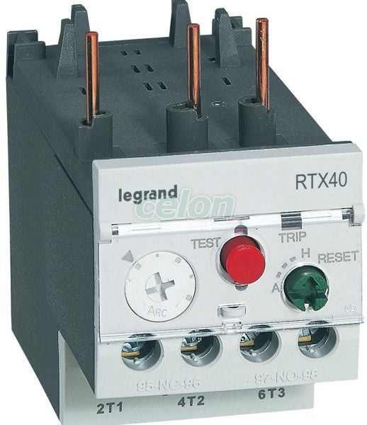 Legrand 416644 MIN 0.63A MAX 1A3P STD TYPE WITH SCREWTERMINAL RTX3 40 THERMAL OL RELAY FOR CTX3 INDL CONTA