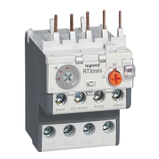 Legrand 417087 4AMP CLASS 10A INTEGRATED AUX. 1NO 1NC THERMAL OVERLOAD RELAYS FOR 3 POLE MINI CONTACTOR