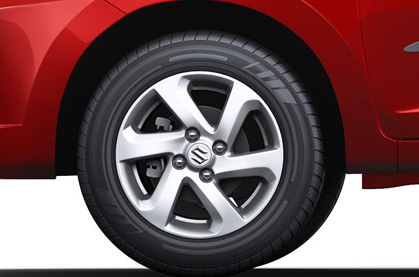 Maruti Suzuki Alloy Wheel Silver 35.56 Cm (14) - 43210M76M50-27N