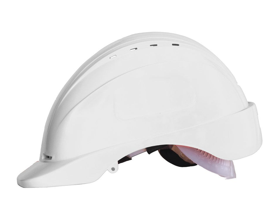Saviour Safety Helmet HPSAV FR SS1 W Freedom with Ratchet HDPE, WHITE