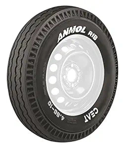 CEAT 4.50-10 Anmol Rib Hd Tube Tyre 8Pr Lm Bias Tyres (Tire Only, Without Tube)