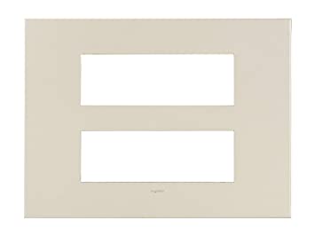 Legrand 575991 Champagne cover plate with metal frame 2x6 module (Arteor)