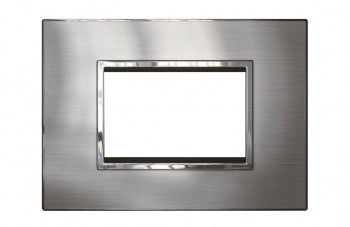 Legrand 575726 3MOD STAINLESS STEEL PLATE