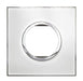 Legrand 575904 2M MIRROR FINISH WHITE ARTEOR ROUND COVER PLATS WITH FRAME
