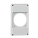Legrand 057717 FACE PLATE 125X220MM WITHOUT SOCKET FOR 1X63A UPTO SOCKET