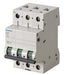 Siemens 5SL63057RC Miniature Circuit Breaker (MCB) 3 Pole C Curve Type 0.5 A
