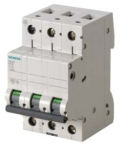 Siemens 5SL63206RC 20A 3P 3MW 7.5kA TYPE:"B" AC:240415V 50 60Hz MCB