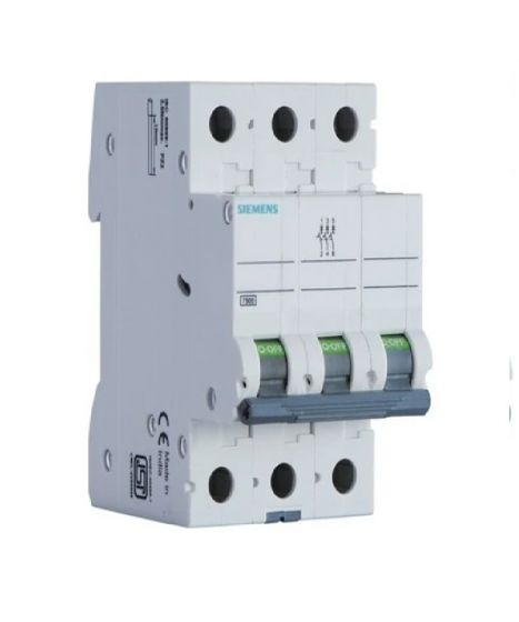 Siemens 5SL73257RC 25A 3P 15kA 415V AC 50?60Hz WITH C CURVE BETAGARD MINIATURE CKT BREAKER