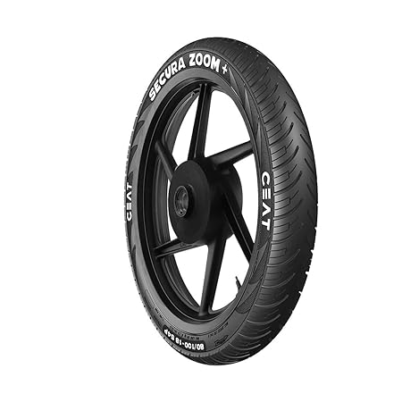 CEAT 2.75-18 Secura Zoom Plus Tube Tyre 48P Motorcycle Tube Tyre (Tire Only, Without Tube)