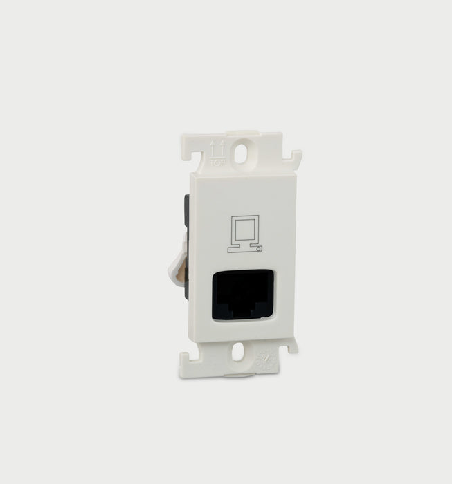 Legrand 1 Module Rj 45 Cat 6 Mylinc Computer Socket 675545