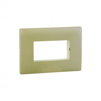 Legrand 675563(S) 3MODULE PLATE MYLINC MODULAR WHITE PLATE(675563) (Pack Of 10 Qty)