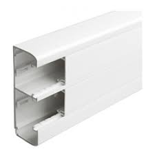 Legrand 075604 SNAP ON TRUNKING 145 X 50MM BODY WITH COVER 2 COMPARTMENTS (1Qty 2Mtr)