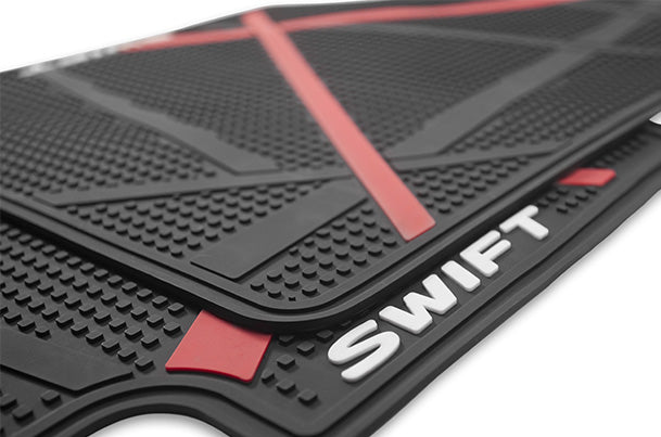 Maruti Suzuki Designer Mat (Black & Red) | Swift - 75901M55R00