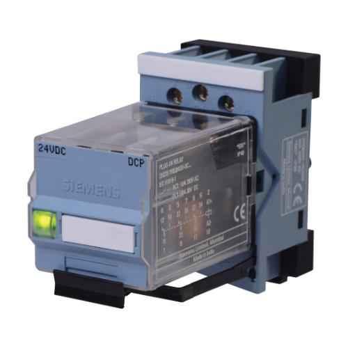 Siemens 7RQ01000CP00 PLUG IN RELAY AC 10 AMP WITH LED INDICATOR