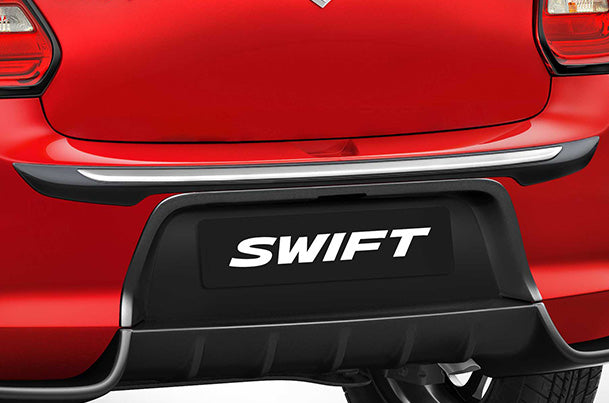 Maruti Suzuki Rear Bumper Garnish (Black With Chrome) | Swift - 990J0M55R13-150