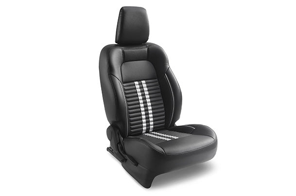 Maruti Suzuki Seat Cover - Dashfall White Finish (PU) | Swift (V Variant) - 990J0M55RB3-050