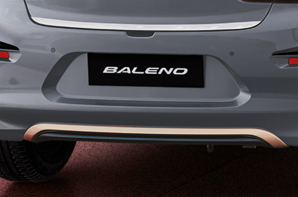 Maruti Suzuki Rear Skid Plate (Beige Insert + Midnight Black) | New Baleno - 990J0M55T07-060