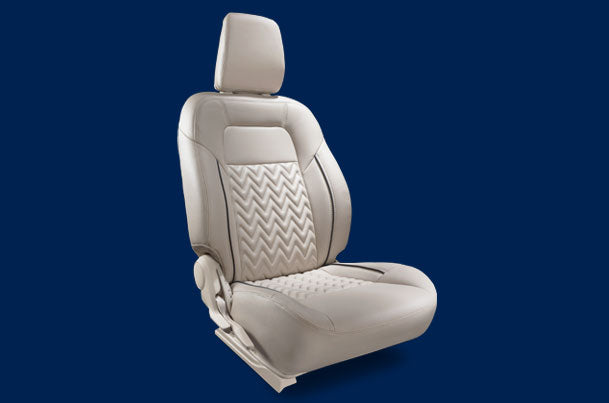 Maruti Suzuki Seat Cover - Black Lining Wave Flow Finish (PU) Dzire V & Z Variant - 990J0M56RB3-080