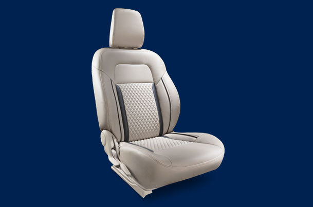 Maruti Suzuki Seat Cover - Crystal Black Siding Finish (PU) | Dzire (L Variant) - 990J0M56RB3-180