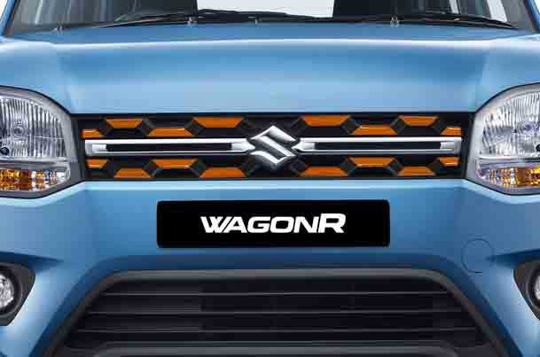 Maruti Suzuki Front Grille Garnish (Orange & Black) | Wagon R - 990J0M69R13-230