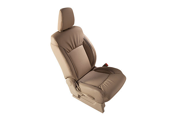 Maruti Suzuki Seat Cover - Gathering Silver Highlight (Premium PU) | Ertiga(V & Z Variant) - 990J0M72RB8-040