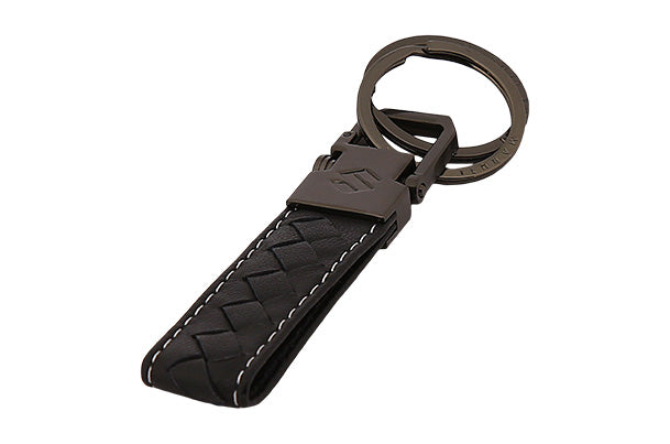 Maruti Suzuki Key Ring - Leather (Black) - 990J0M999KC-230