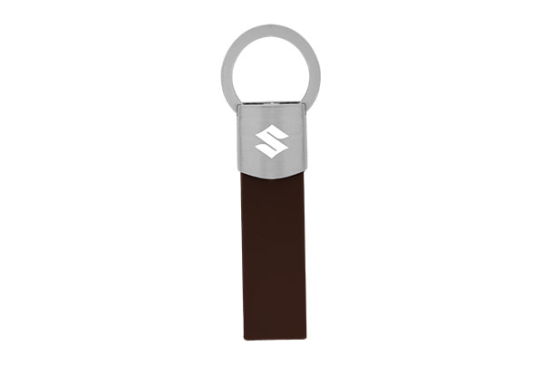 Maruti Suzuki Key Ring - Leather (Brown) - 990J0M999KC-270