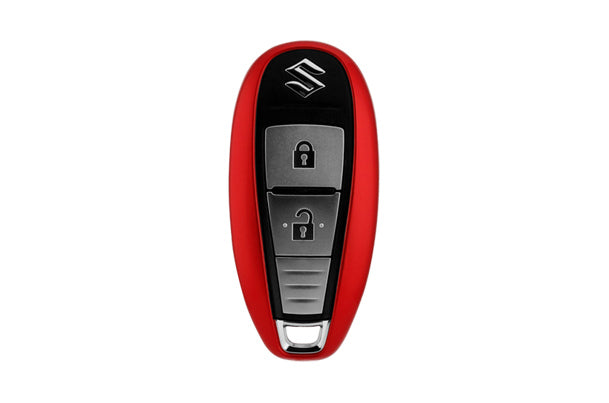 Maruti Suzuki Key Cover - Oval Smart Key (Red) - 990J0M999KC-290