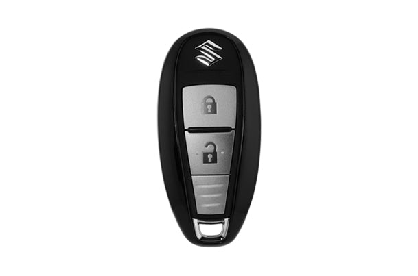 Maruti Suzuki Key Cover - Oval Smart Key (Black) - 990J0M999KC-300