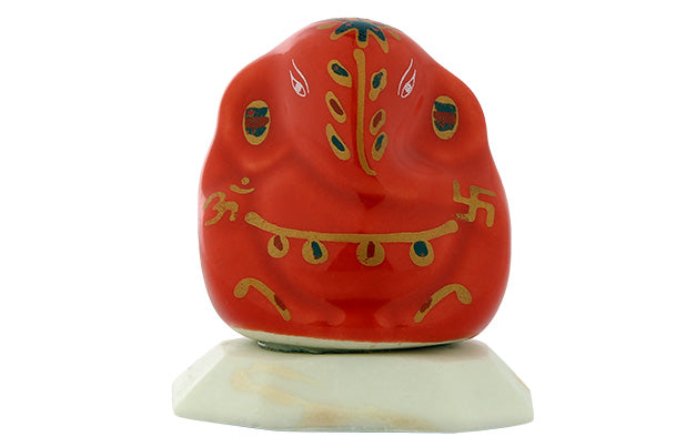 Maruti Suzuki God Idol - Ganesha (Ceramic) | Red - 990J0M999KR-GAN