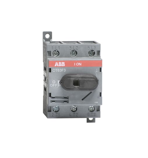 ABB Fuse switch disconnectors & accessories 1SYN105332R1001 63A 3POLE OPEN EX.SWITCH DISCONNECTOR FUSE UNIT (OT63F3)