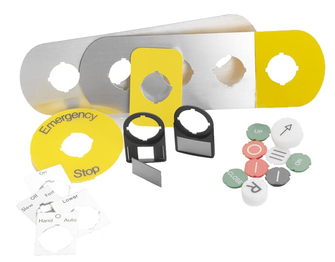 ABB Pilot Device 1SFA611930R1241 Legend plates for joystick 2 position