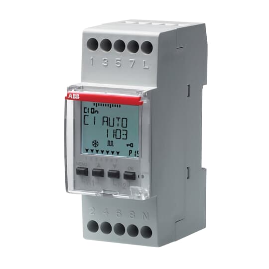 ABB Enclosure&Dinrai 2CSM256313R0621 D2 Weekly digital time switch