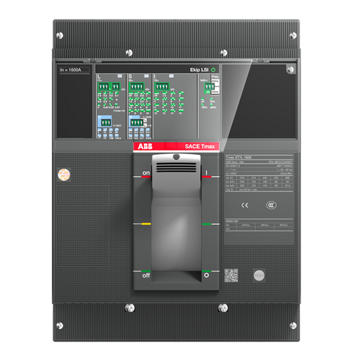 ABB MCCB Tmax XT and accessories 1SDA100890R1 XT7H 800 Ekip Dip LSI In 800A 3p F F