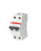 ABB SB202M C1.6; Miniature Circuit Breaker; C Char.; 10kA; 1.6A; 2P