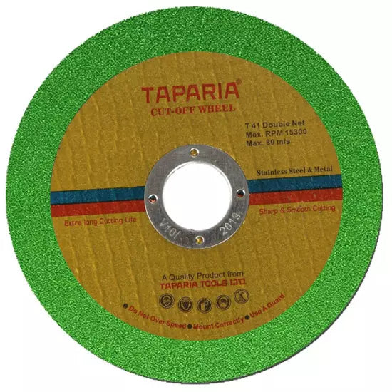 Taparia Cut Off Wheel COWG 2GR04 (105 mm x 1.0 mm x 16 mm, Green 2 Net)