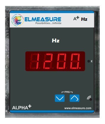 Elmeasure ALPHA HZCL0.2 FREQUENCY METER 96X96 CL0.2