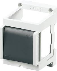 Connectwell CDINSW1 1 POLE 16A SWITCH WITH DIN FRAME (Pack Of 10 Qty)