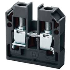 Connectwell CMT4BK 4 SCREW CLAMP TB FOR DIN15 RAIL BLK (Pack Of 100 Qty)