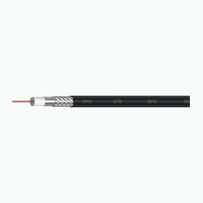 Polycab Rg6 Co Axial Unarmoured Cable (Coil of 100 Metres )