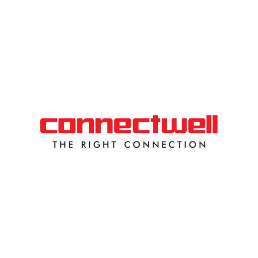 Connectwell CSC4T BU 4 SQ FD THRU SP CL PA TB BLU (Pack Of 500 Qty)