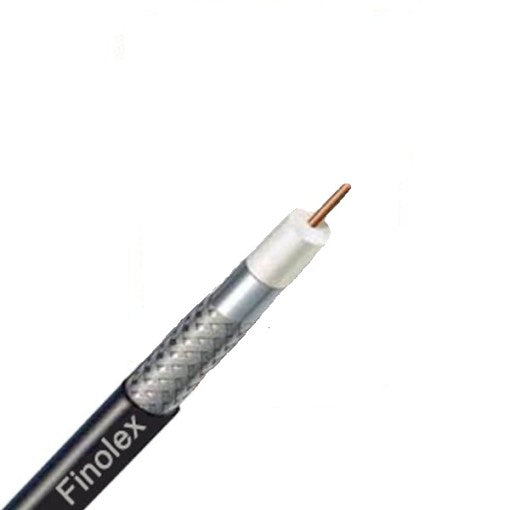 Finolex RG59 CU JELLY FILLED CO AXIAL CABLE BLK
