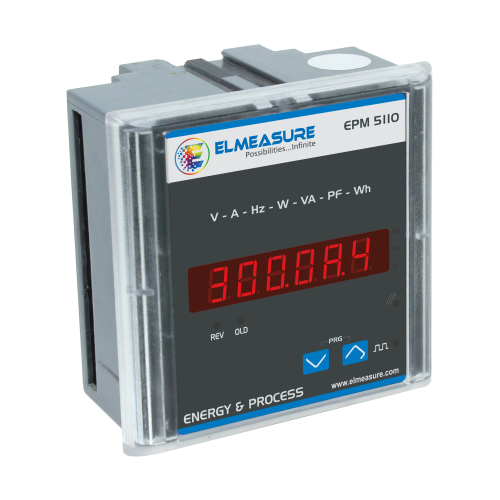 Elmeasure Energy And Process Management Meter 1 Row 4 Digit LED Display EPM5110RS485