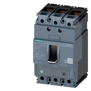 Siemens 3VA11126EF320AA0 CKT BRKR IEC FRAME 160 BREAK. CAPACITY CLASS H ICU 70KA @ 415V 3P ATAM BUSBAR CONN