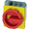 Siemens 3LD25041TL53 63A 4P 400V 22kW SWITCH DISCONNECTOR 3LD EMERG. SWITCHING OFF SWITCH REDYELLOW
