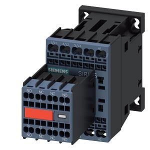 Siemens 3RT20162BB443MA0 9A 4KW 24V DC 3 Pole 2 NO 2 NC S00 Spring terminal Power Contactor