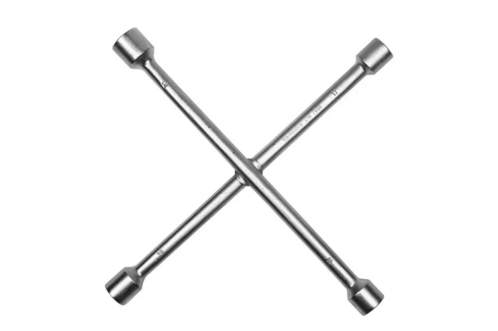Taparia CW7981 Steel (17 x 19 mm, 18 x 21 mm) Cross Rim Wrench (Silver)