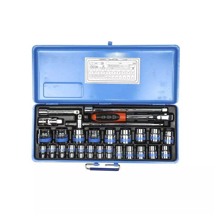 Taparia S14HXL 1/2 inch Square Drive Socket Set for Home & Professional Use