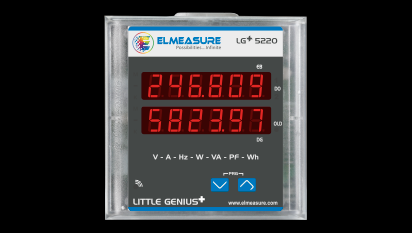 Elmeasure Dual Source Energy MFM Meter 4 Digit LED Display LG 5220