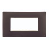Legrand 677523 3 module Cover Plate with Frame Chic Grey